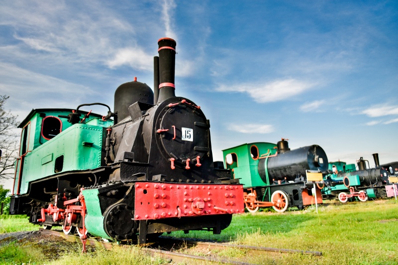 Zabytkowa lokomotywa